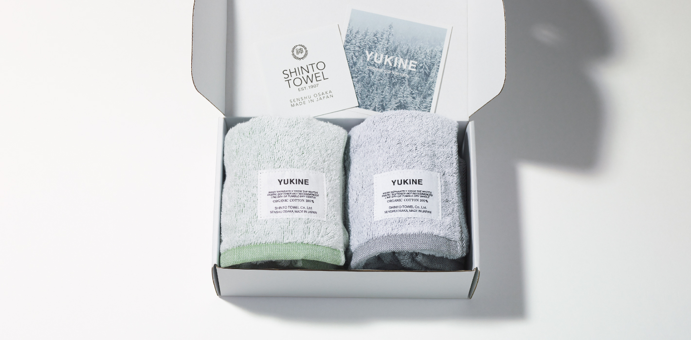 YUKINE フェイスタオル（2色）