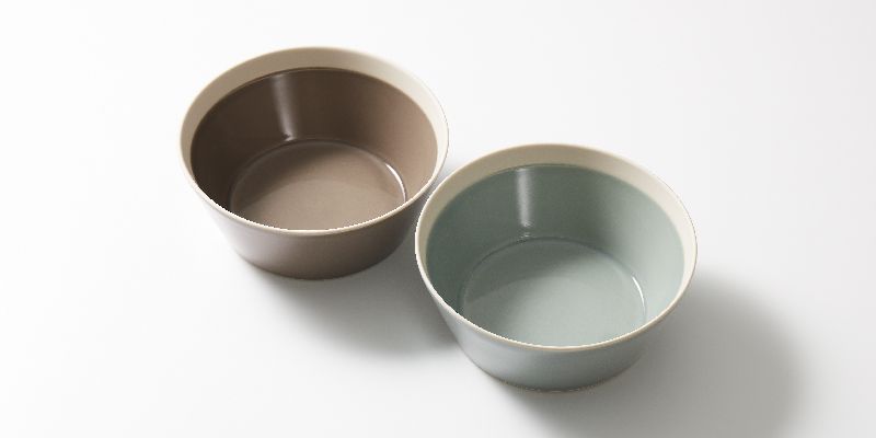 yumiko iihoshi porcelain×木村硝子店「dishes」ボウルセット